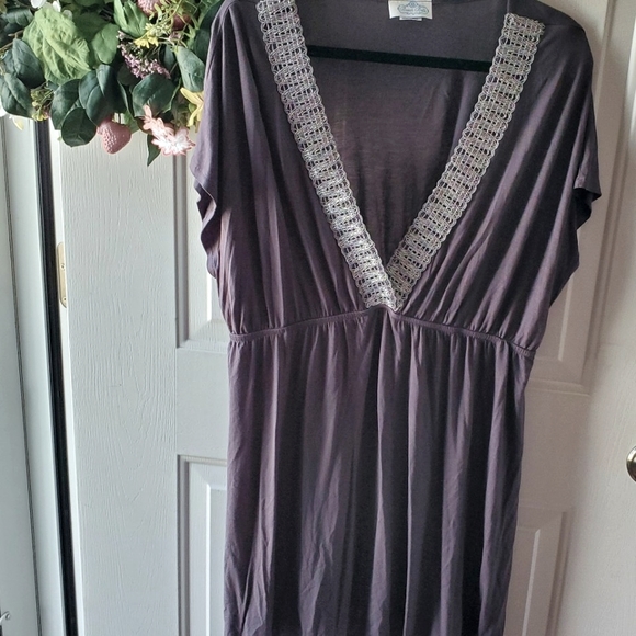 Grey swim cover up - Picture 1 of 4